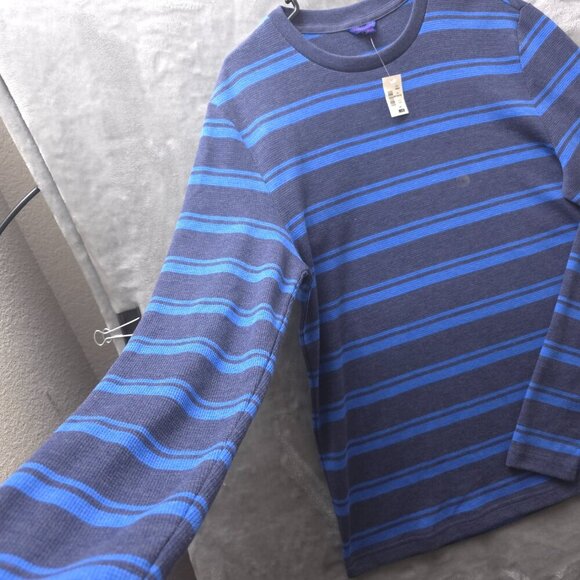 Aeropostale Blue Stripe Thermal Shirt -‎ Size L - NWT - Picture 4 of 12